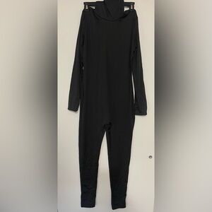 Black Long Sleeve Turtleneck  Jumpsuit